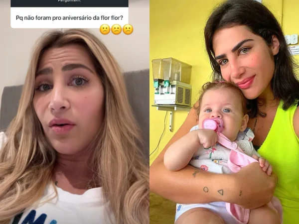 Jéssica Beatriz Costa e Maria Flor por Reprodução/Instagram