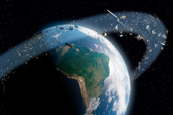 O que é lixo espacial e por que ele pode se tornar o “anel de Saturno” da Terra por Divulgação / Nasa