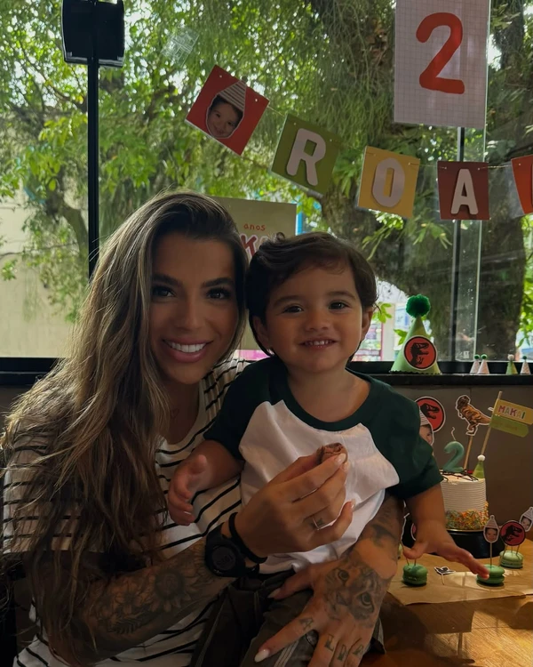 Petra Mattar e Makai por Reprodução/Instagram