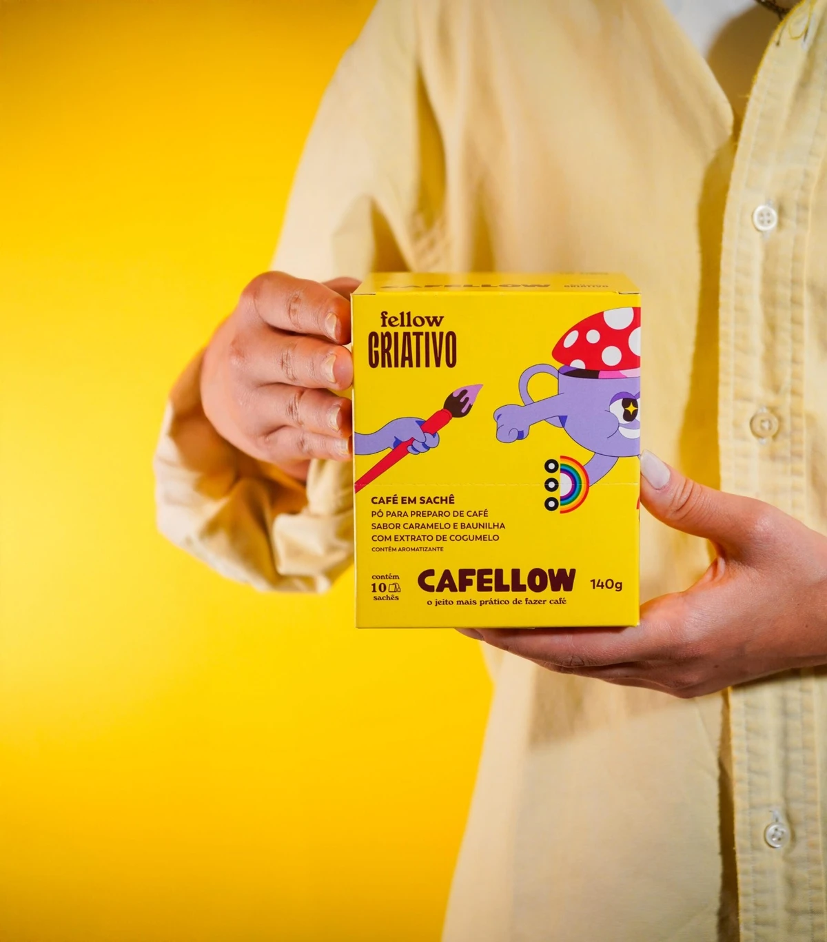 Pó para Preparo de Café “Fellow Criativo” por Divulgação