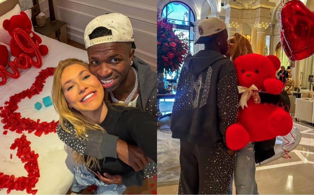 Virginia e Vini Jr. assumem namoro com foto romântica em Madri por Reprodução