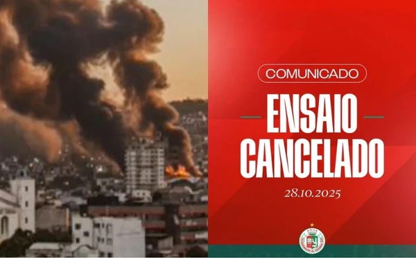 Escolas de samba suspendem ensaios após megaoperação