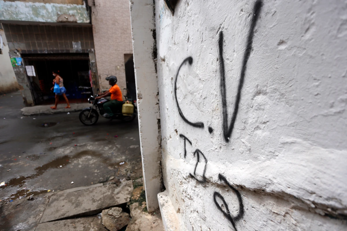 Marca do CV no Vale das Pedrinhas