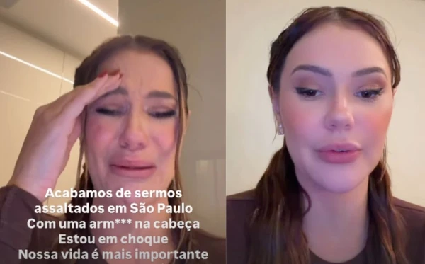 Mirela Janis e o marido, Yugnir foram assaltados em São Paulo