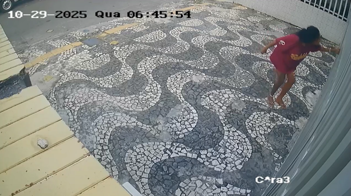 Mulher ataca moradora da Graça com garrafa de vidro por Reprodução