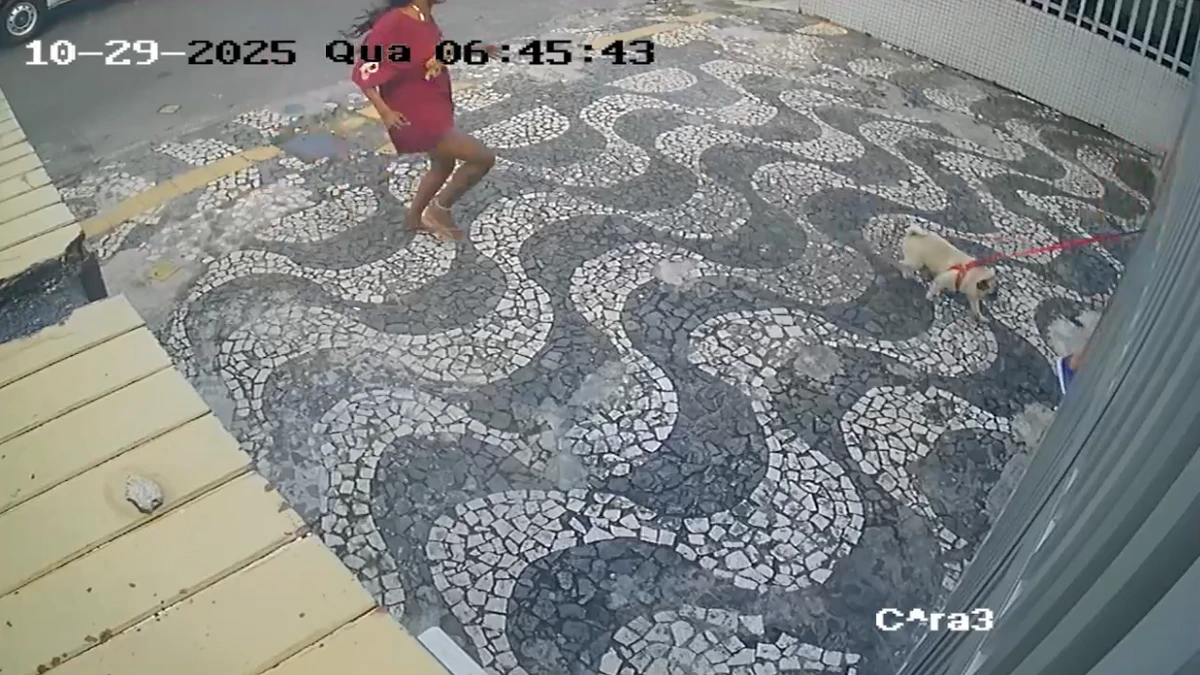 Mulher ataca moradora da Graça com garrafa de vidro por Reprodução