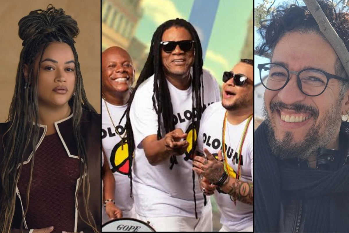 Ryane Leão, grupo Olodum e Jean Wyllys