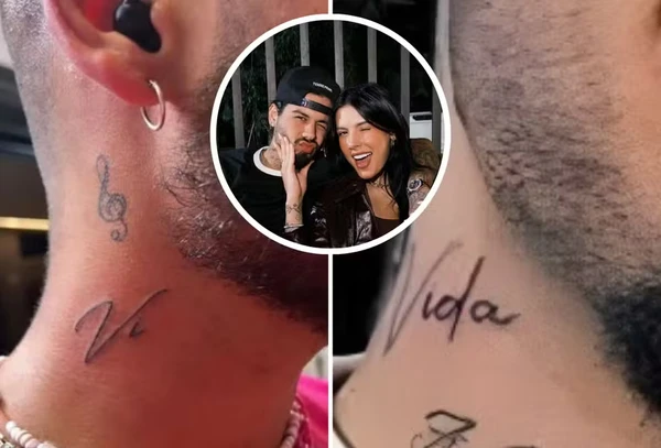 Antes e depois da tatuagem de Zé Felipe por Reprodução/Instagram