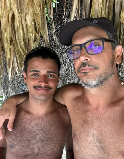Lúcio Mauro Filho e filho Antonio Bento por Reprodução