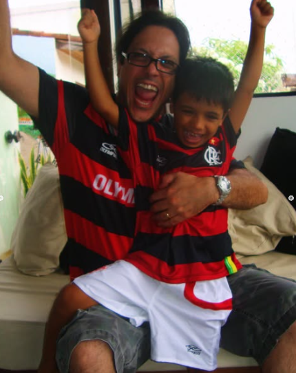 Lúcio Mauro Filho e filho Antonio Bento por Reprodução
