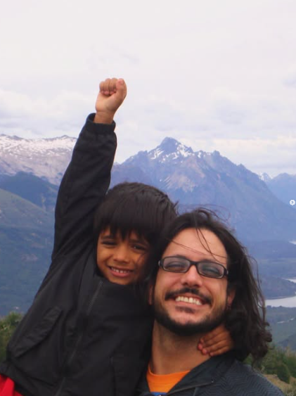 Lúcio Mauro Filho e filho Antonio Bento por Reprodução