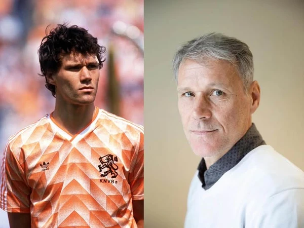 O ex-jogador Marco van Basten, ídolo do Milan e da seleção holandesa, nasceu nessa data, em 1964 por Reproduçõa