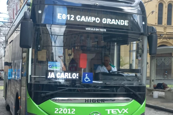 Ônibus elétrico em Salvador