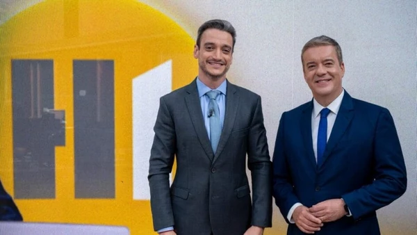 Roberto Kovalick passa o bastão para Tiago Scheuer no ‘Hora 1’