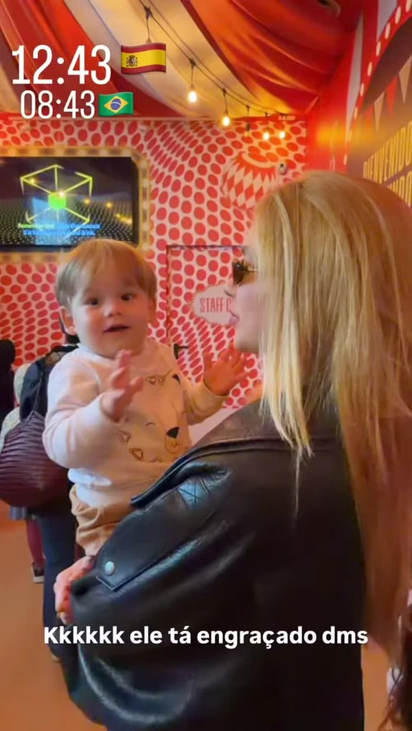 Virginia Fonseca fez passeio com os filhos em Madri por Reprodução/Instagram