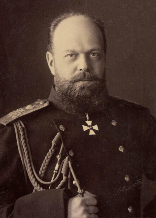 Alexandre III da Rússia foi imperador da Rússia de 1881 a 1894. Morreu aos 49 anos, em 1894, de nefrite crônica por Reprodução