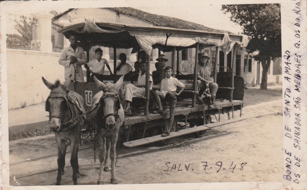 Antigos bondes de Salvador por Reprodução