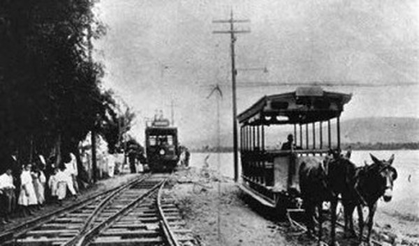 Antigos bondes de Salvador por Reprodução