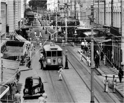 Antigos bondes de Salvador por Reprodução