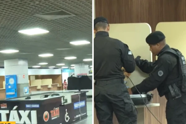 Área do aeroporto foi isolada