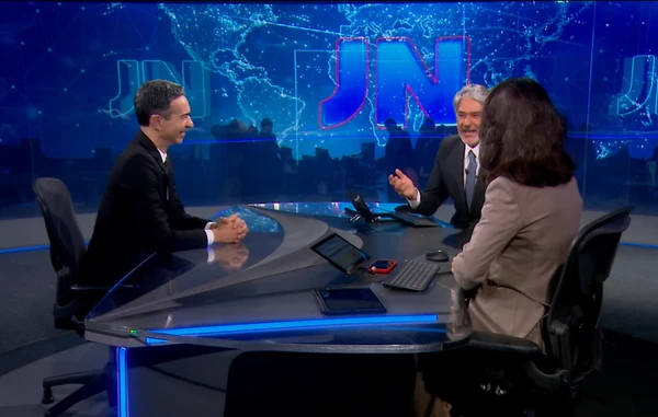 Despedida de Bonner do Jornal Nacional por Reprodução / TV Globo