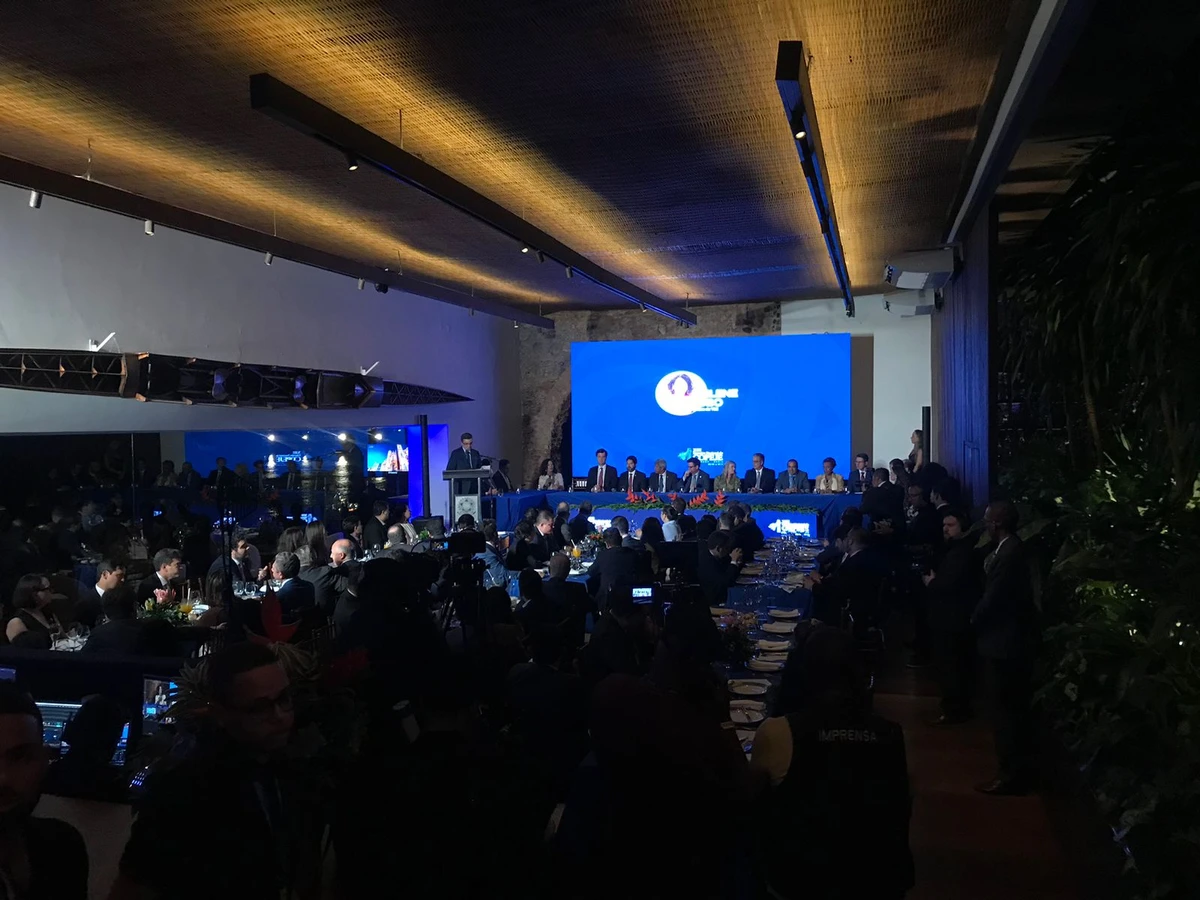 Solenidade de abertura do Encontro Nacional do COPEJE aconteceu no Restaurante Amado por Maria Raquel Brito/CORREIO