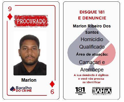 Marlon Ribeiro dos Santos por Divulgação