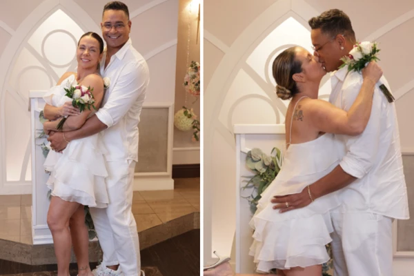 Xanddy e Carla Pérez renovaram os votos em Las Vega