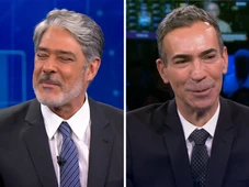 Imagem - César Tralli é impedido de encerrar o Jornal Nacional com o tradicional 'boa noite' usado por Bonner; entenda por que
