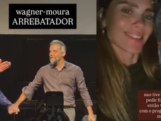 Imagem - Carol Dieckmann tieta Wagner Moura após espetáculo do ator: 'Não tive coragem de pedir foto'