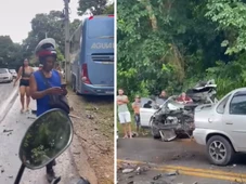 Imagem - Acidente com ônibus em BR deixa um morto e um ferido na Bahia