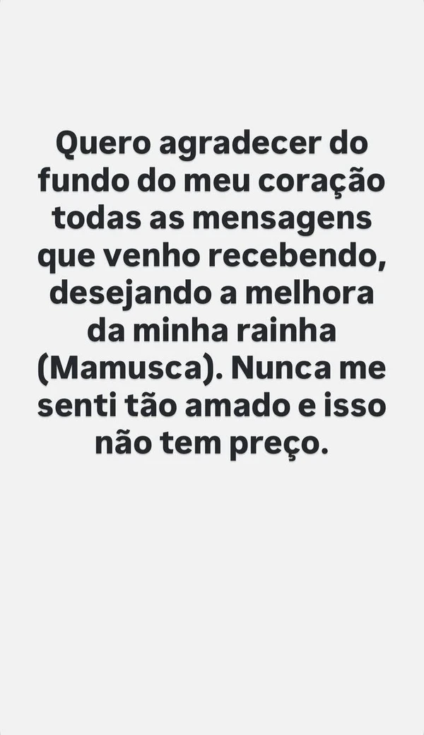 Ator baiano pede doações de sangue para mãe internada com tumor no cérebro por Reprodução 