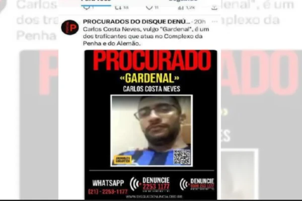 Membros do CV debocham de cartaz de “procurado” em grupo de WhatsApp