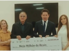 Imagem - Bispo Bruno Leonardo faz doação de R$ 500 mil à instituição espírita