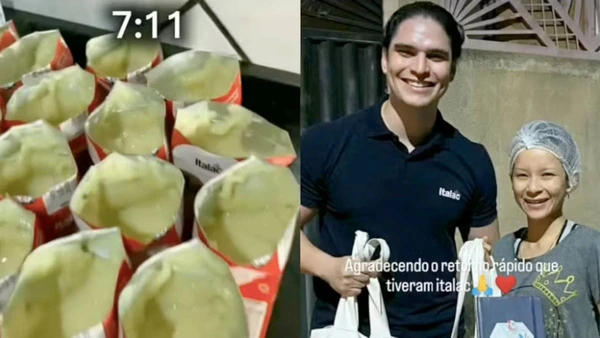 Após a situação viralizar, empresa enviou caixas de leite condensado e outros itens em retratação.