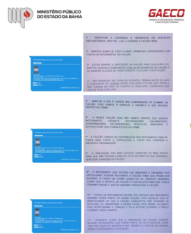 BDM: estatuto impõe respeito, proíbe estupros e mata quem trai por Reprodução