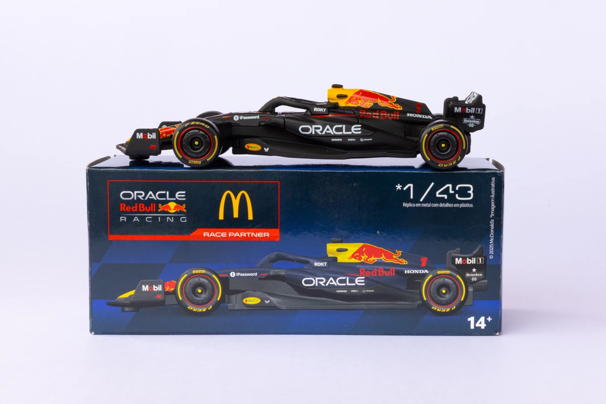 Carro RB21, de Max Verstappen, terá miniatura exclusiva no McDonald's por Fabio Piva/Divulgação