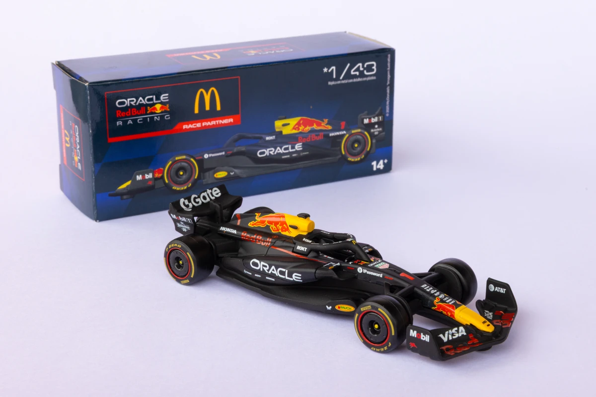 Carro RB21, de Max Verstappen, terá miniatura exclusiva no McDonald's por Fabio Piva/Divulgação
