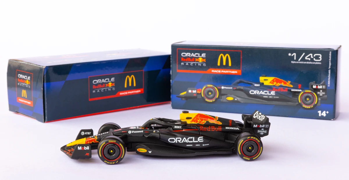 Carro RB21, de Max Verstappen, terá miniatura exclusiva no McDonald's por Fabio Piva/Divulgação