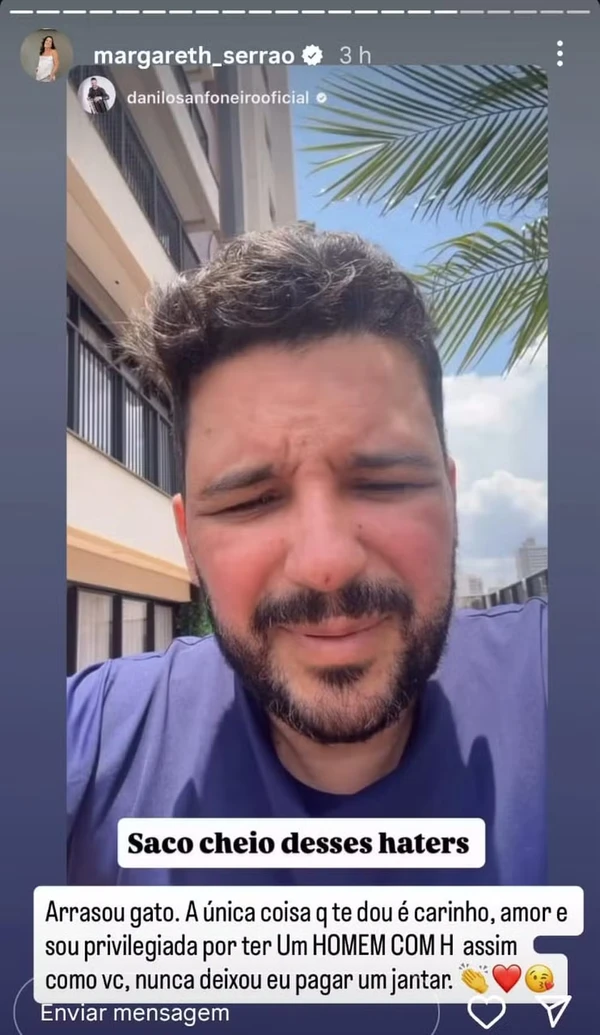 Danilo Nascimento e Margareth Serrão por Reprodução