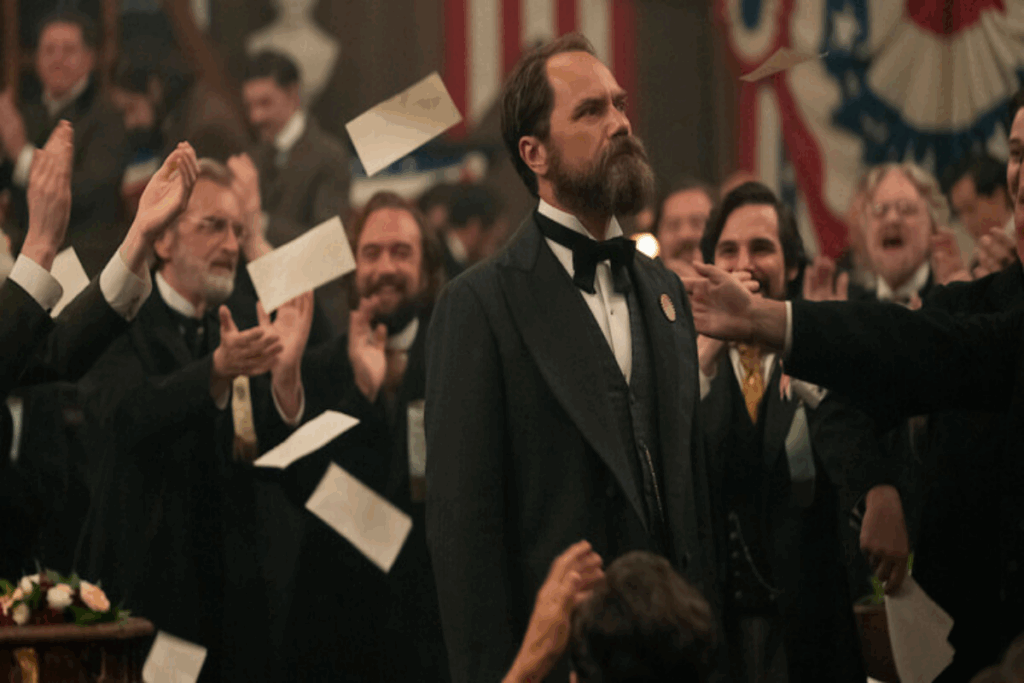 &#8220;Como um relâmpago&#8221; mostra a ascensão e o curto mandato de James A. Garfield como presidente dos Estados Unidos (Imagem: Reprodução digital | Netflix)