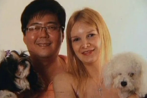 Elize Matsunaga e o empresário Marcos Kitano por Reprodução