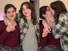 Imagem - Filha de Sandra Annenberg surge aos beijos com a namorada em vídeo de Halloween e encanta seguidores