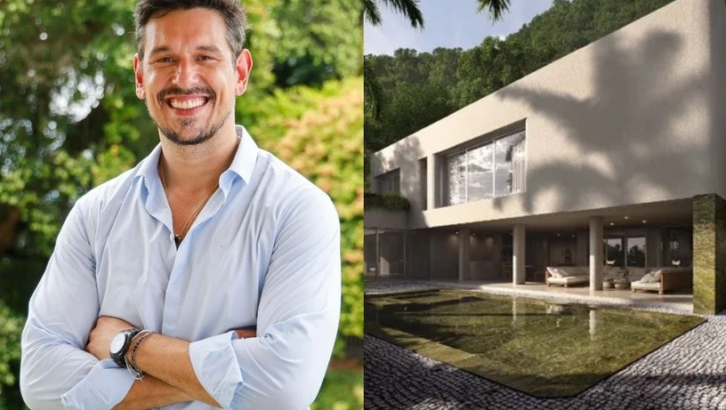 Imagem - Como é a casa de João Vicente de Castro, um imóvel de 500 m² com banheiro em mármore baiano raríssimo