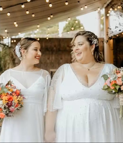 Leticia Rodrigues e esposa Maria Luiza Graner por Reprodução