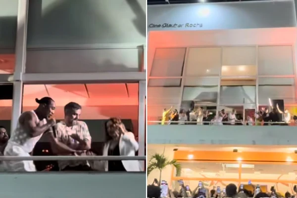 Wagner Moura, O Kannalha e Daniela Mercury agitam Glauber Rocha em noite de pré estreia