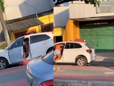 Imagem - Confusão na saída de motel interrompe trânsito em avenida de Salvador