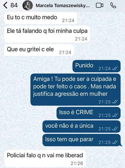 Conversas foram publicadas nas redes sociais por Reprodução | Instagram