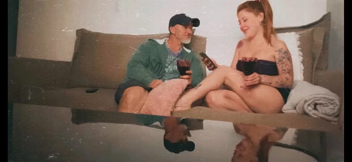 Daniel Cravinhos e a mulher, Carolina Andrade por Reprodução/TikTok