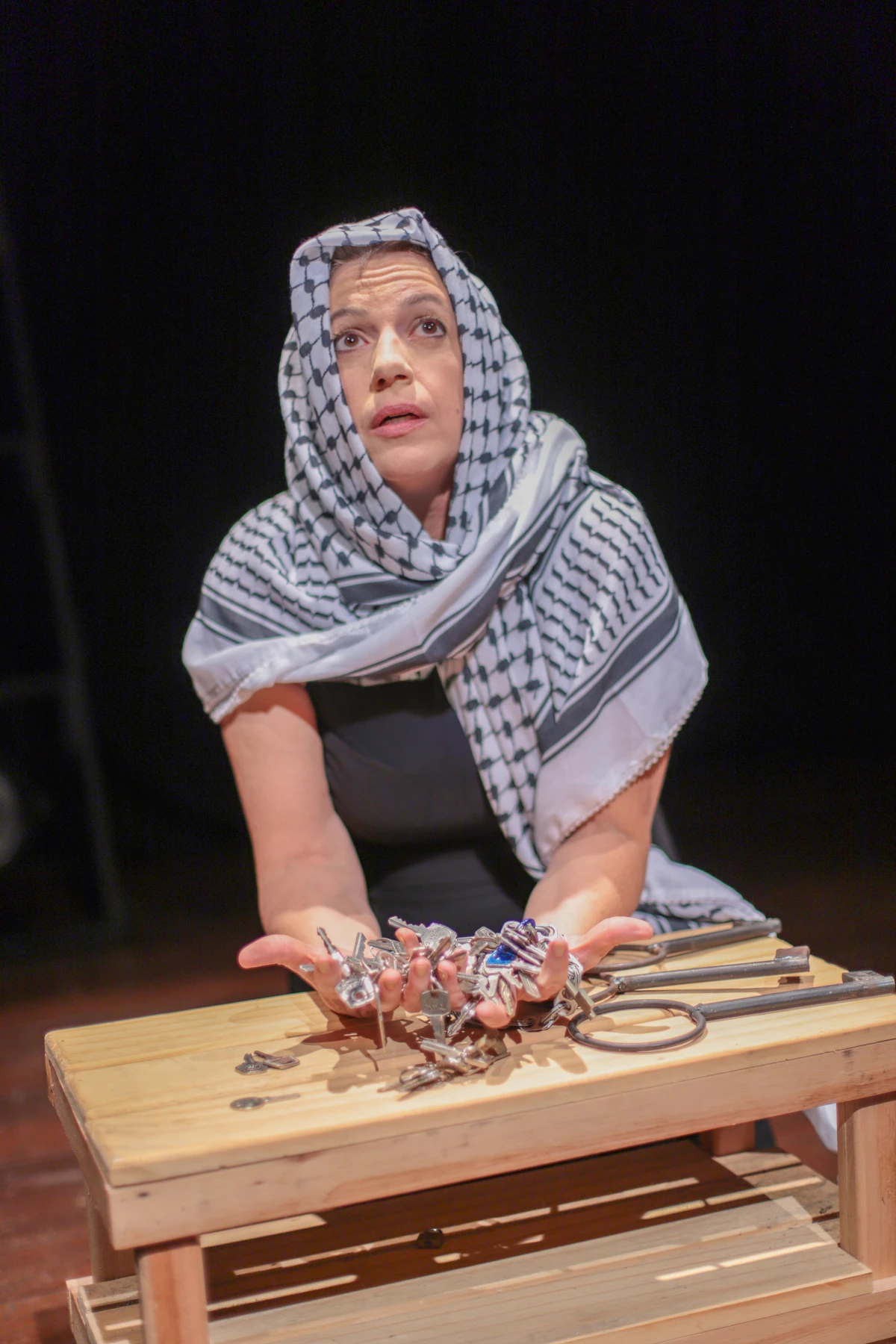 Espetáculo Cartas de Gaza por Lany Cruz